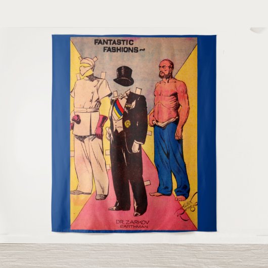 1934年ザルコフ・フラッシュ・ゴードン漫画 タペストリー (正面)