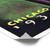 1934年シカゴ世界博覧会のヴィンテージ旅行ポスター ポスター (角)