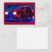 1934年パッカード自動車 ノートカード (正面/裏面)