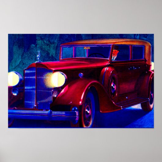 1934年パッカード自動車 ポスター (正面)