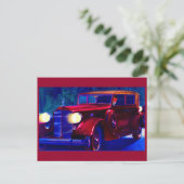 1934年パッカード自動車 ポストカード (スタンド正面)