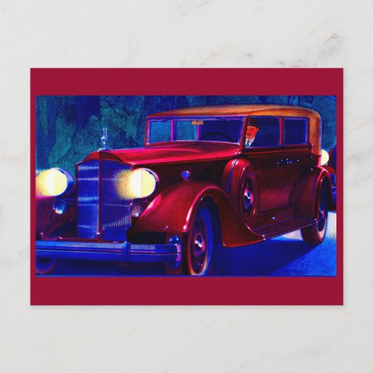 1934年パッカード自動車 ポストカード (正面)