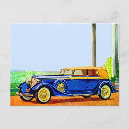 1934年リンカーン・モデルKA ポストカード (正面)