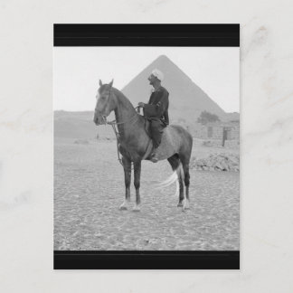 1934年頃のギザの騎馬像 ポストカード
