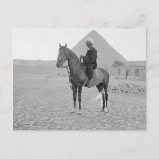 1934年頃のギザの騎馬像 ポストカード