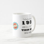 1934誕生日何の頬 コーヒーマグカップ (正面右)