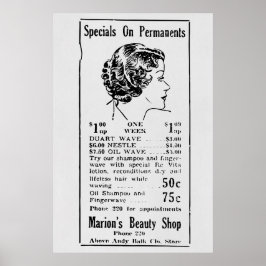 1935ヴィンテージ美しい広告 ポスター