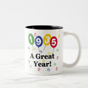 1935年すばらしい年の誕生日 ツートーンマグカップ