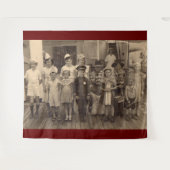 1935年の子供の船上の衣装パーティー タペストリー (正面(横))