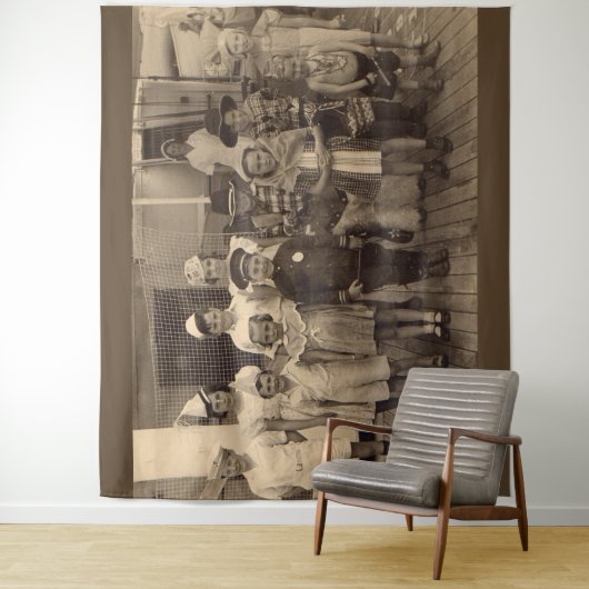 1935年の子供の船上の衣装パーティー タペストリー (インサイチュ)