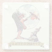 1935年の少年の春のバニー ガラスコースター (裏面)