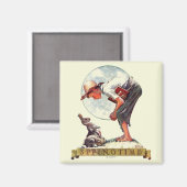 1935年の少年の春のバニー マグネット (正面/裏面)