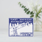 1935年アメリカンロケットメール ポストカード (スタンド正面)