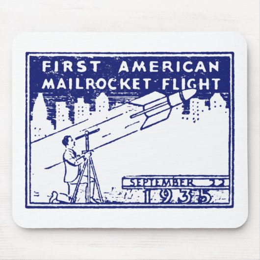 1935年アメリカンロケットメール マウスパッド (正面)