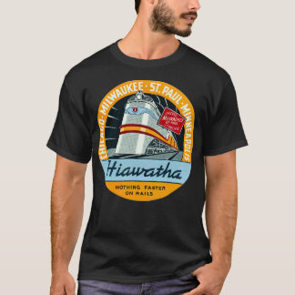 1935年ヒアワタ鉄道列車 Tシャツ