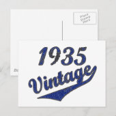 1935年ヴィンテージ ポストカード (正面/裏面)