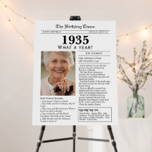 1935年新聞90歳の誕生日