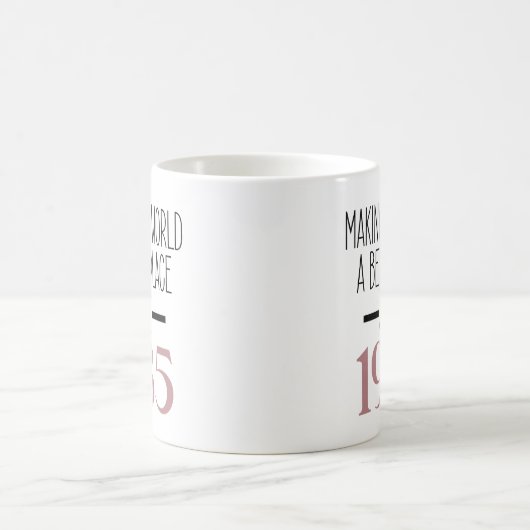 1935誕生日90歳のギフト女性コーヒー コーヒーマグカップ (中央)