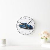1935青トラックの壁時計 ラウンド壁時計 (ホーム)