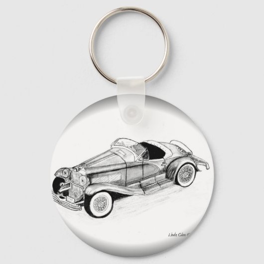 1935 Duesenberg SSJロードスター キーホルダー (正面)