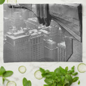 1935 MARGARET BOURKE NEW YORK CITYヴィンテージ写真 キッチンタオル (折り畳み)