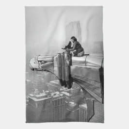 1935 MARGARET BOURKE NEW YORK CITYヴィンテージ写真 キッチンタオル