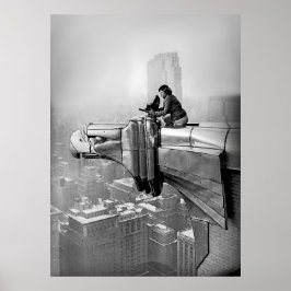 1935 MARGARET BOURKE NEW YORK CITYヴィンテージ写真 ポスター