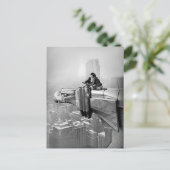 1935 MARGARET BOURKE NEW YORK CITYヴィンテージ写真 ポストカード (スタンド正面)