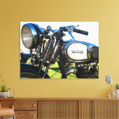 1935 Nortonモデル50バイク キャンバスプリント (インサイチュ (リビング))