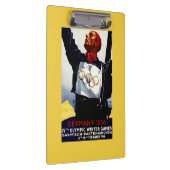 1936のオリンピック冬のゲーム広告ポスター クリップボード (右)