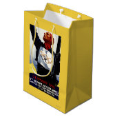 1936のオリンピック冬のゲーム広告ポスター ミディアムペーパーバッグ (裏面アングル)