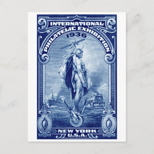 1936フィラ国際的テリック万博ニューヨーク ポストカード (正面)