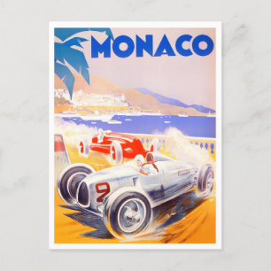 1936モナコグランプリヴィンテージレースはがき ポストカード