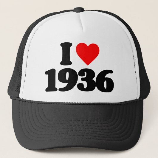 1936年が大好き キャップ (正面)