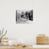 1936年に修理を行ったフランス巡業 ポスター (キッチン)