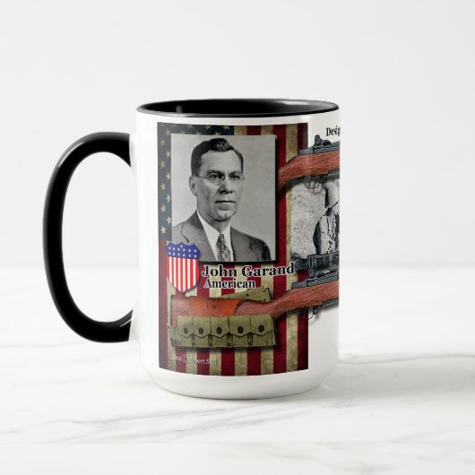1936年のスプリングフィールドM1 Garandの精密コーヒー・マグ マグカップ (左)