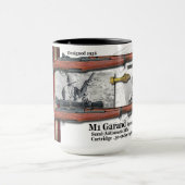 1936年のスプリングフィールドM1 Garandの精密コーヒー・マグ マグカップ (中央)