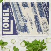 1936年の台所タオルからの電車広告 キッチンタオル (折り畳み)