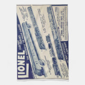 1936年の台所タオルからの電車広告 キッチンタオル (縦)