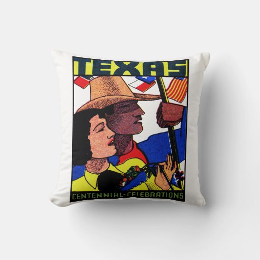 1936年テキサス州百年祭 クッション (正面)