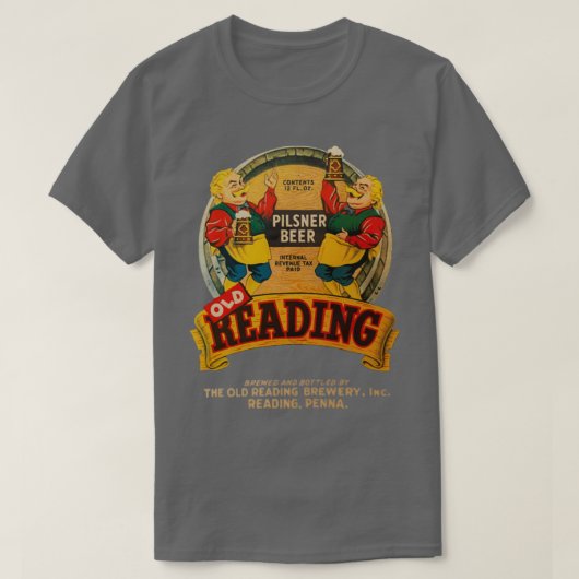 1936年ピル読スナービール旧ビール読の醸造 Tシャツ (デザイン正面)