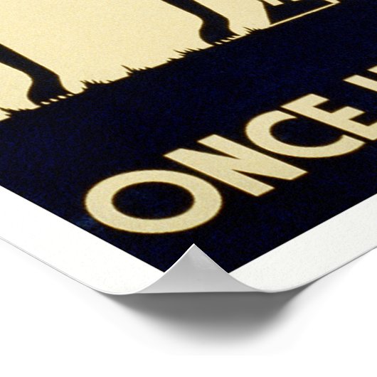 1936年リトルレッド乗馬フード。ヴィンテージ ポスター (角)