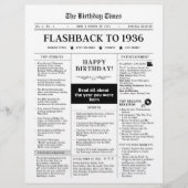 1936年生まれ 楽しい新聞 白黒 (正面)