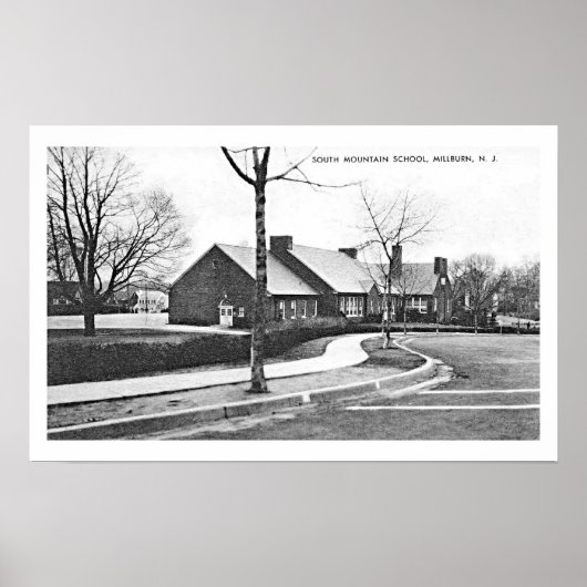 1936年頃のサウスマウンテンスクールのポスター ポスター (正面)
