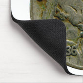 1936米国の「バッファロー」のニッケルはmousepadの先頭に立ちます マウスパッド (コーナー)