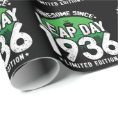 1936素晴らし年閏年日以後2月29誕生日 ラッピングペーパー (ロールコーナー)