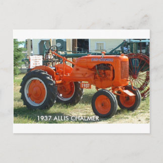 1937アリシャマートラクター ポストカード