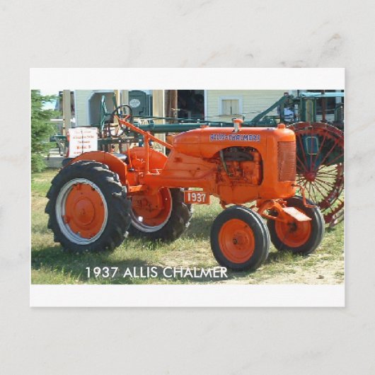 1937アリシャマートラクター ポストカード (正面)