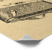 1937オールドカメラ特許美術スケッチプリント ポスター (角)