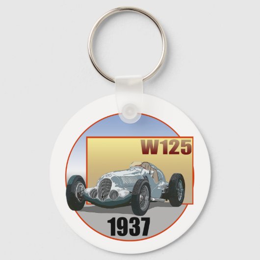 1937グランプリクラスW125 キーホルダー (正面)